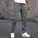 thumbnail image 1 of Ceisia Men's All-Season Solid Color Outdoor Gift Workwear Pants Multi-Pocket Elastic Drawstring Waist Breathable for Casual F itness Daily Wear, 1 of 9