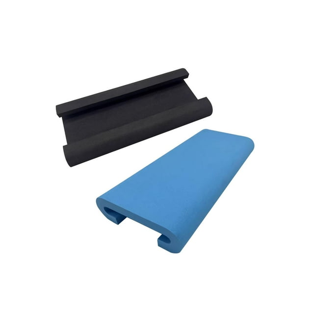 Almencla 2Pcs Dragon Boat Seat Pads Boating Seat Cushion Rowing Machine Seat Cushions Sky Blue Black