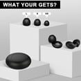 thumbnail image 2 of Wetene Ear Plugs for Noise Reduction, Reusable Hearing Protection in Flexible Silicone for Sleep, Black, 2 of 6