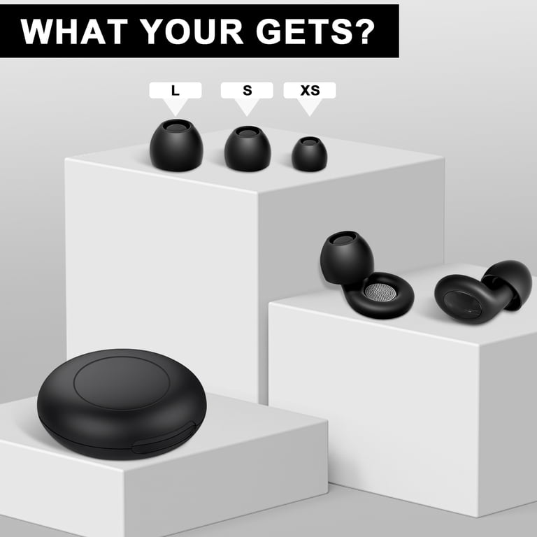 Unitc Reusable Silicone Ear Plugs, -25dB Noise Reduction photo 2