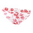 thumbnail image 3 of tooysgoing2016 Hombres Ropa interior Low Stretch Jockstrap Bragas Red Lip Print Yuyangstore calzoncillos para hombre, 3 of 6