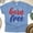 CarolinaBlue, variant on Unisex Born Free Shirt – American Pride Tee for 4th of July & Everyday Freedom, Black, Size M