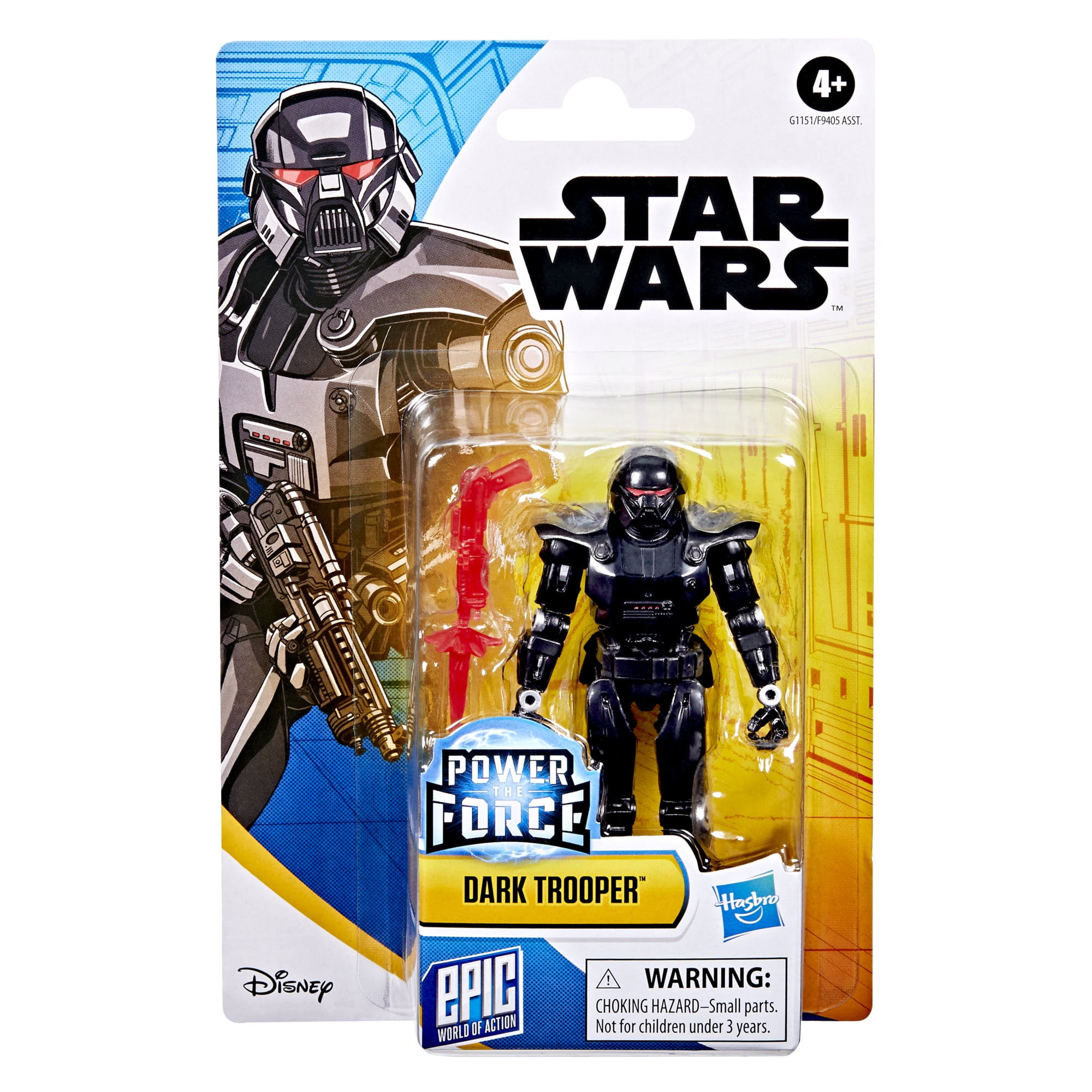 Star Wars Epic World of Action Dark Trooper, figurine de 10 cm
