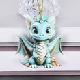 thumbnail image 4 of Adornos para árbol de Navidad, adornos colgantes para árbol de Navidad, dinosaurio, lindo gato navideño, colgante decorativo para árbol de Navidad, casa de campo, decoración para exteriores e interior, 4 of 7