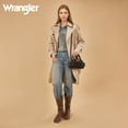 thumbnail image 6 of Wrangler Small Crossbody Purses for Women Boston Barrel Bag Mini Top Handle Bags with Crossbody Strap, Black, 6 of 7