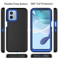 thumbnail image 5 of For Motorola Moto G 5G 2023 Case, Defender Phone Case For Moto G 5G 2023 6.5",Takfox Heavy Duty Shockproof Rugged Rubber Full Body Protective, 3 in 1 Hybrid Bumper Cover (Black), 5 of 9