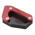 thumbnail image 2 of Almohadilla de Soporte VOBOR, Soporte de extensión de Soporte de Motocicleta, Placa de Soporte, reemplazo de aleación de Aluminio para 650XT DL650 2004‑2020(Rojo), 2 of 5
