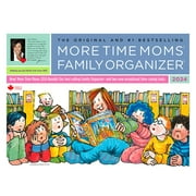 More Time Moms Publishing Inc., Family Calendar and Organizer 2024  Measures 15 x 22 inches with 500 Stickers for Planning