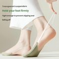 thumbnail image 3 of Chaussettes Wateresty pour Orteils pour Femmes, Chaussettes Invisibles pour Femmes, Demi-Chaussettes à Bride Arrière pour Talons, 3 of 7