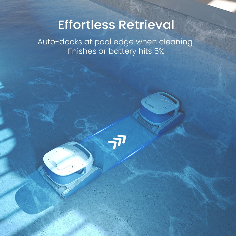 Hydro 3S Cordless Robotic Pool Vacuum for Inground Pools, 4 Cleaning Modes, App Control Ideal,pool robot vacuum for inground pools