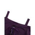 thumbnail image 4 of Diconna Female Off Shoulder Dress Halloween Boat Neck Fly Sleeve One-Piece, 4 of 9