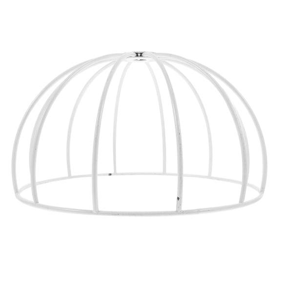 HEANUJJ White Iron Lampshade Frame with Dream Catcher Rope Design for Pendant Light