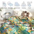 thumbnail image 4 of Manta MSGKV Boho Reversible Florals, 100% algodón, 150 x 200 cm, 4 of 8