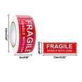 thumbnail image 4 of 150pcs Fragile Label Stickers Handle with Care Shipping Moving Stickers (Red), 4 of 8