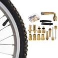 thumbnail image 1 of Presta Valve Adapter Bike Tire Valve Adapters Bicycle Tire Valve Adapters Ball Pump Needle Inflation Devices and Accessories Fit for DV AV SV Pump rational, 1 of 17