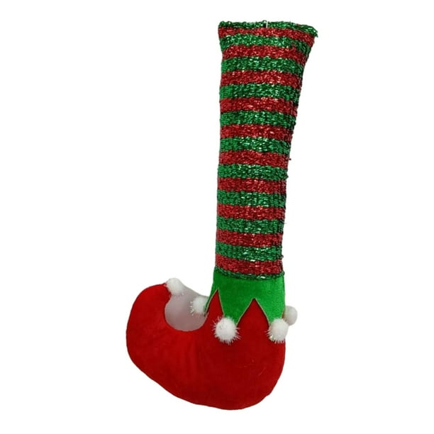 Adornos Navideños Para Árbol De Navidad Con Patas De Elfo De Papá Noel, Decoración Ftiva Para El Hogar, 2024 De 2,18 € | DHgate