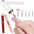 thumbnail image 4 of ruzhgo Nail Drill Machine Professional High-Speed Pedicure Drills Set Portable Mini Nails File Manicure Pen Equipment Tools Pink, 4 of 9
