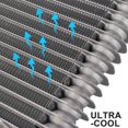 thumbnail image 6 of 3mirrors Transmission Oil Cooler W/ Mounting Hardware 40,000 GVW Low Pressure Drop LPD47391, 6 of 8
