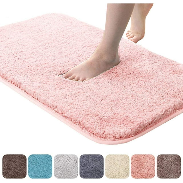 Bath Mat Non-Slip Bath Rugs With Water-Absorbing Soft Microfiber For Bathroom Shower (50 * 80cm)