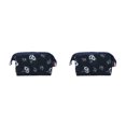 thumbnail image 4 of Guardurnaity El poliéster lleva cómodamente los cosméticos con un elegante organizador de viaje. La lona es resistente y duradera. Flores Negras 2Conjunto, 4 of 6