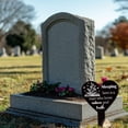 thumbnail image 7 of Heart Shaped Commemorative Funny Garden Stake Nature and Truth Memorial Humorous Plaque Cemetery Acrylic Grave Stake Waterproof Blessing Garden Plaque, 7 of 7