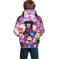 thumbnail image 2 of Steven Universe Kids Hoodie 3D Print Pullover Hooded Long Sleeve Sweatshirts Tops Blouse with Pocket for Boys Girls, 2 of 8