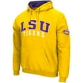 thumbnail image 2 of Men's Colosseum Gold LSU Tigers Double Arch Pullover Hoodie, 2 of 3