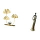 thumbnail image 5 of Estatua de figura,Estatuas de hojas y flores de metal,esculturas decorativas,Figuras decorativas para el hogar,para estante,mesa o vitrina.,Figura de escritorio,Figuras africanas de, 5 of 8