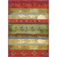 thumbnail image 1 of Unique Loom Outdoor Modern Fleur de Lis Rug 4' x 6' Rectangle Multi/Ivory, 1 of 1