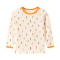 thumbnail image 5 of WIBACKER 2-7 Years Toddler and Little Girls' Long Sleeve Pajamas Set Cotton Top and Pants 2 Piece Sleepwear Pjs - Dance Girls, 5 of 11
