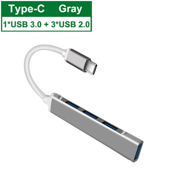 CDLYDCA USB C HUB 3.0 3.1 Type C 4 Port Multi Splitter Adapter OTG For Xiaomi Lenovo Macbook Pro Air PC Computer Notebook Accessories