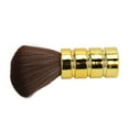 thumbnail image 4 of Barber Face  Brush, Electroplating Process Exquisite Craftsmanship Barber Neck Duster Brush  For Hair Salon Gold, 4 of 8