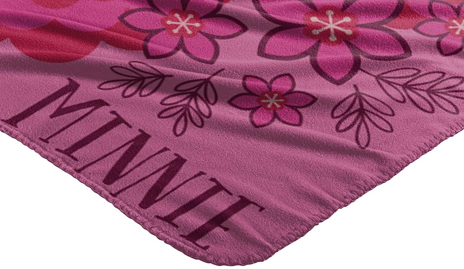 Disney Minnie Mouse Throw Blanket, So Many Bows, 45x60, Multicolor, 100% Polyester, 1 Each