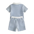 thumbnail image 6 of Toddler Boy Summer Outfits Summer T Shirt Shorts Outfits Short Sleeve Tee Tops Clothes Set, 6 of 8