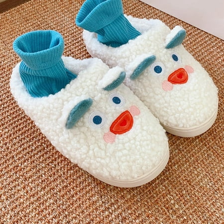 

Gubotare Ladies Slippers Women s Fluffy Slippers Memory Foam Fuzzy Cloud Slippers - Open Toe Flip Flop Slip On Indoor Bedroom House Shoes Wedding Bride Slippers Light Blue 7