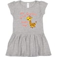 thumbnail image 3 of Inktastic My Great Grandma Loves me- cute giraffe Girls Toddler Dress, 3 of 5