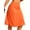 Orange, variant on Skirts for Women Knee Length Skort Zipper Pockets Women's High Waist Casual Athletic Golfs Tennis Skirt UV Protection Black XXL