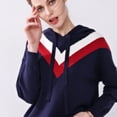 thumbnail image 4 of Hooded sweater pullovers and hoodies (Red, L), 4 of 8