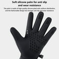 thumbnail image 5 of Sunshinehomely Winter Gloves for Men Windproof Touchscreen Gloves Non-slip Snow Ski Gloves Thermal Warm Gloves for Cold Weather Motorcycle Moisturizing Skiing Cycling Hiking, 5 of 9
