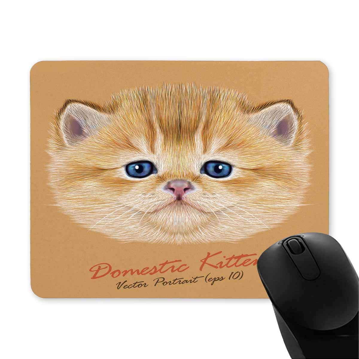 Pop Domestic Kitten Cute Peach Kitten Mouse Pad Desktop Mousepad