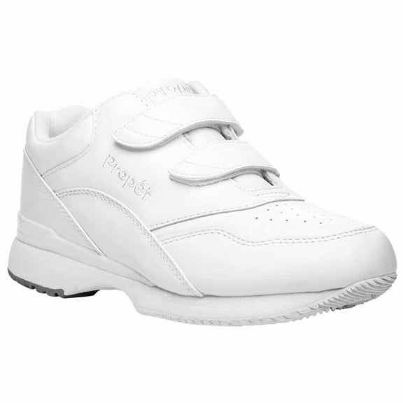 Propet Women's Tour Walker Strap Sneakers White Leather 9 N