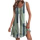 thumbnail image 1 of Vestido de Verano para Mujeres, Vestido Casual de Cuello en V sin Mangas de Impresión de Bolsillo de Moda Hecho de Poliéster Ligero para Primavera Verano, Vestido de Verano Casual, 1 of 5