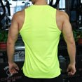 thumbnail image 5 of Fengqque Men's Workout Tank Tops Swim Shirts Quick Dry Running Athletic Sleeveless UV Protection Muscle Tees Green S(S), 5 of 8