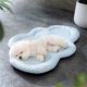 thumbnail image 1 of Txmfgh - Colchoneta fresca de verano para dormir, con absorción de agua en la parte superior e inferior, materiales seguros y fáciles de transportar, que la mantienen fresca para mascotas, niños y, 1 of 8