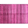 thumbnail image 1 of Ahgly Company Indoor Rectangle Abstract Pink Modern Area Rugs, 5' x 8', 1 of 4