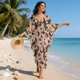 thumbnail image 3 of XYZCANDO Duck Camo Kaftan Dresses for Women Plus Size Bathing Suit Cover Up Caftan Maxi Beach Dresses V-neck Swimsuit Coverup Bikini Bathing Suit Cover Ups Beach Outfits, 3 of 7