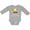AC-Heather Grey, variant on Inktastic Papa Little Digger Construction Truck Boys Long Sleeve Baby Bodysuit
