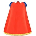thumbnail image 4 of Avady Princess Snow Whtie Costume for Girls Princess Dress Up Short Sleeves Dress with Red Cape, 4 of 4