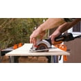 thumbnail image 3 of WORX WX439L 4.5 Inch and 4.5 Amp One Hand Compact Circular Saw, Black and Orange, 3 of 7