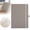 Grey, variant on A5 Hardcover Lined Notebook Journal, Dark Green, 1 Count, 200 Pages, Lined Paper, Elastic Closure, Ribbon Bookmark, Inner Pocket, Hardcover Notebook for Office Home Writing